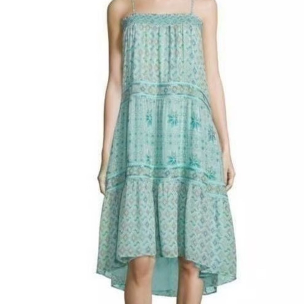 Calypso St. Barth Aqua High Low Dress Size M